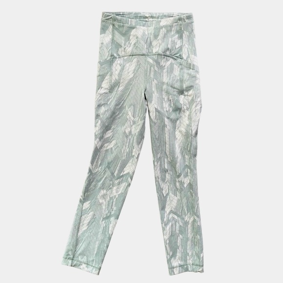 Lululemon leggings Swift Speed High-Rise Crop 21" Reverberate Chevron Jacquard - Picture 3 of 16